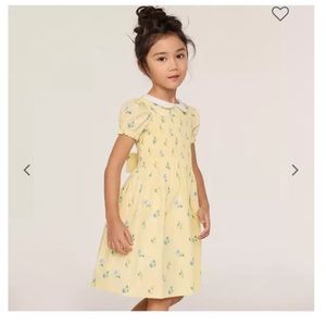Janie and jack yellow dress size 8